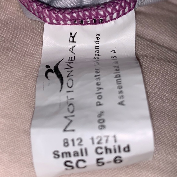 Motionwear Child Gymnastics Leotard CS SC - Picture 7 of 7